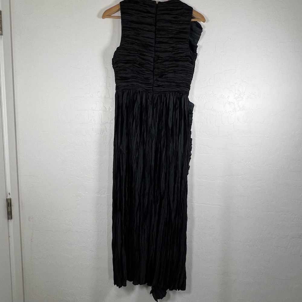 Ulla Johnson Circe Gown Noir Black Pleated Sleeveless Maxi Dress Size 2 - Picture 2 of 15